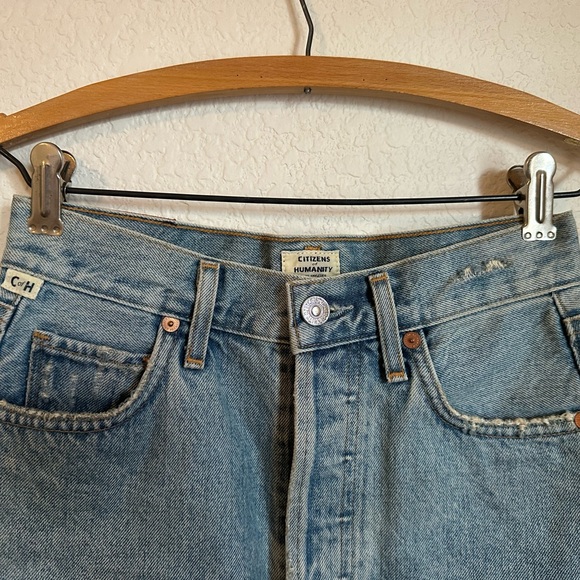 Citizens Of Humanity Astrid Mini Skirt in Archive High waisted - Picture 3 of 8